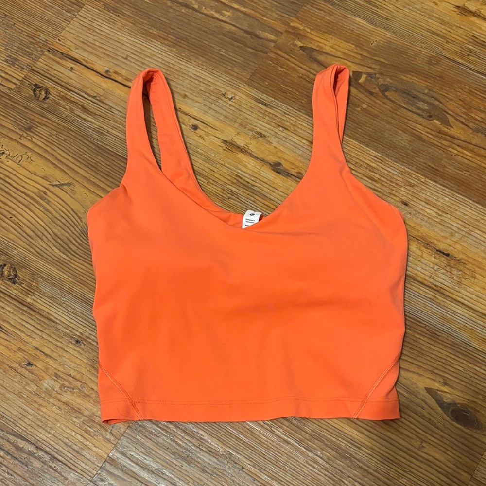 Lululemon Athletica Bright Orange Top